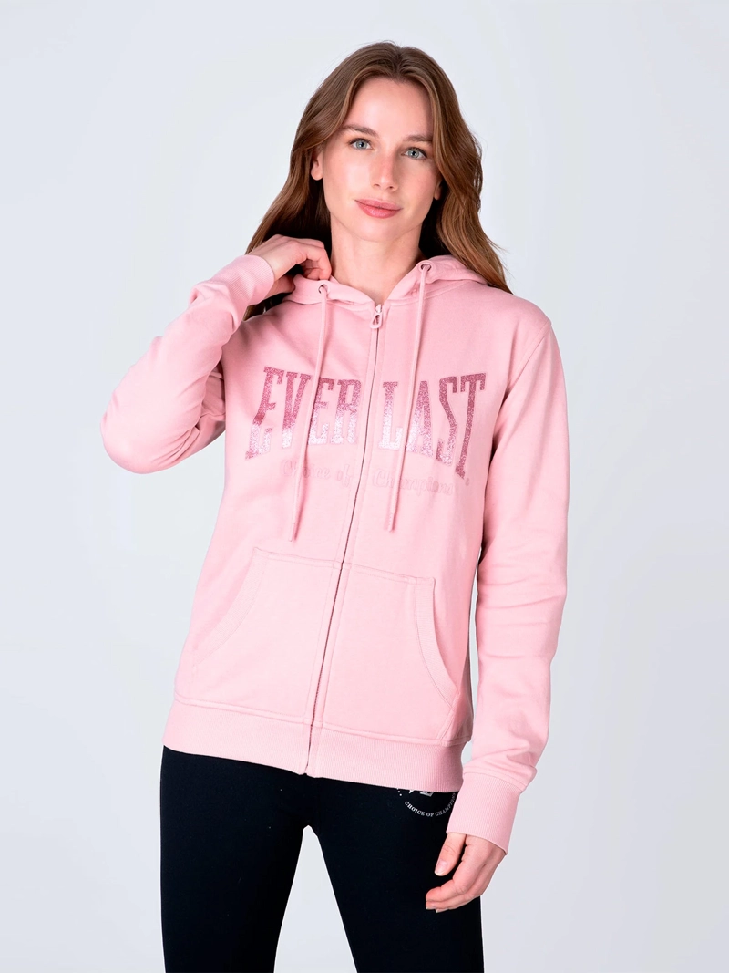 CHAQUETA MUJER EVERLAST ALGODÓN CON CAPUCHA - 1