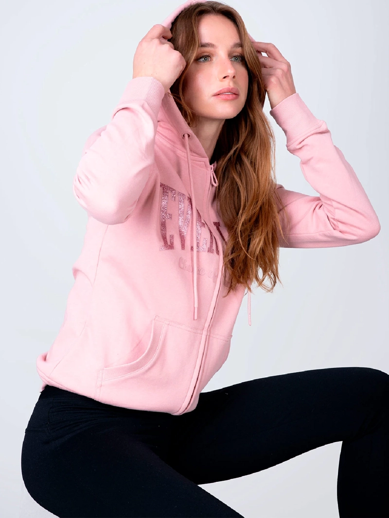CHAQUETA MUJER EVERLAST ALGODÓN CON CAPUCHA - 5