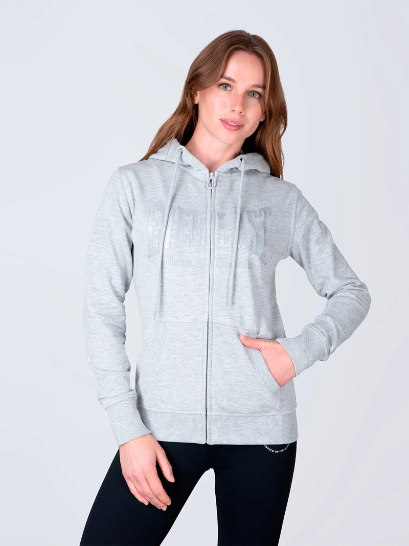 CHAQUETA MUJER EVERLAST ALGODÓN CON CAPUCHA