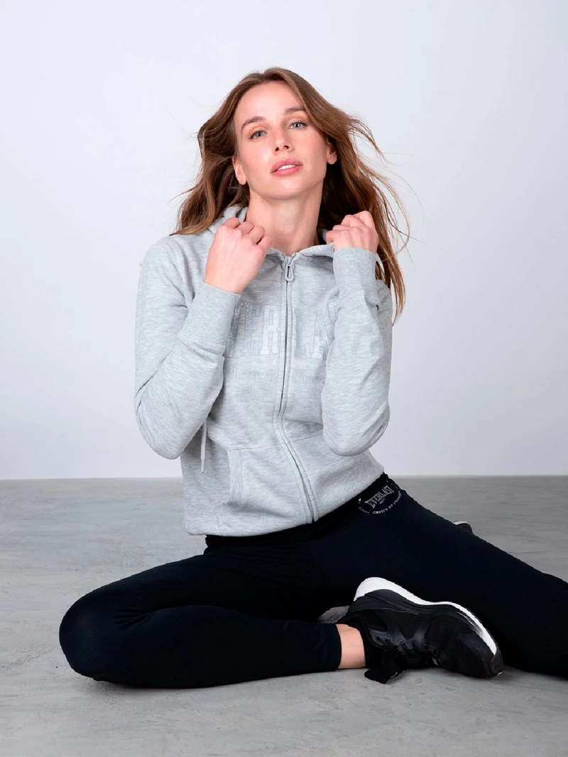 CHAQUETA MUJER EVERLAST ALGODÓN CON CAPUCHA - 5