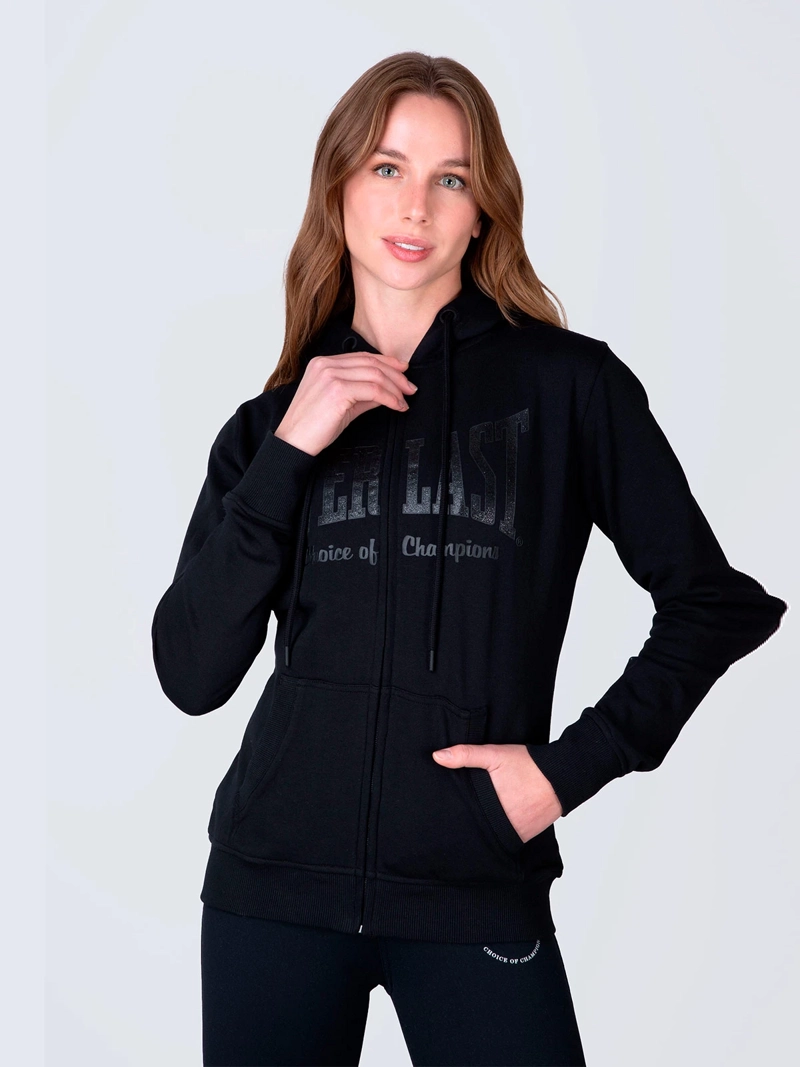 CHAQUETA MUJER EVERLAST ALGODÓN CON CAPUCHA
