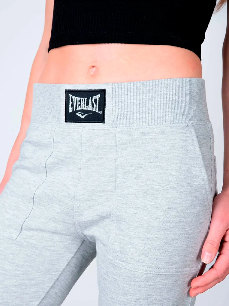 PANTALÓN BUZO MUJER EVERLAST JOGGER ALGODÓN - 4