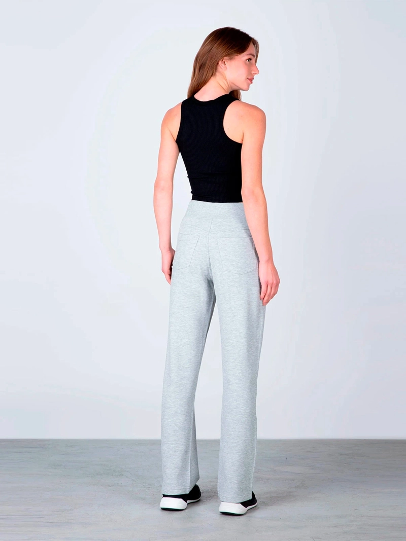 PANTALÓN BUZO MUJER EVERLAST RECTO ALGODÓN - 3