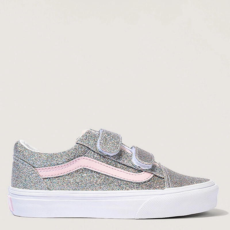 ZAPATILLAS NIÑO VANS URBANAS PLATEADO OLD SKOOL V - 1