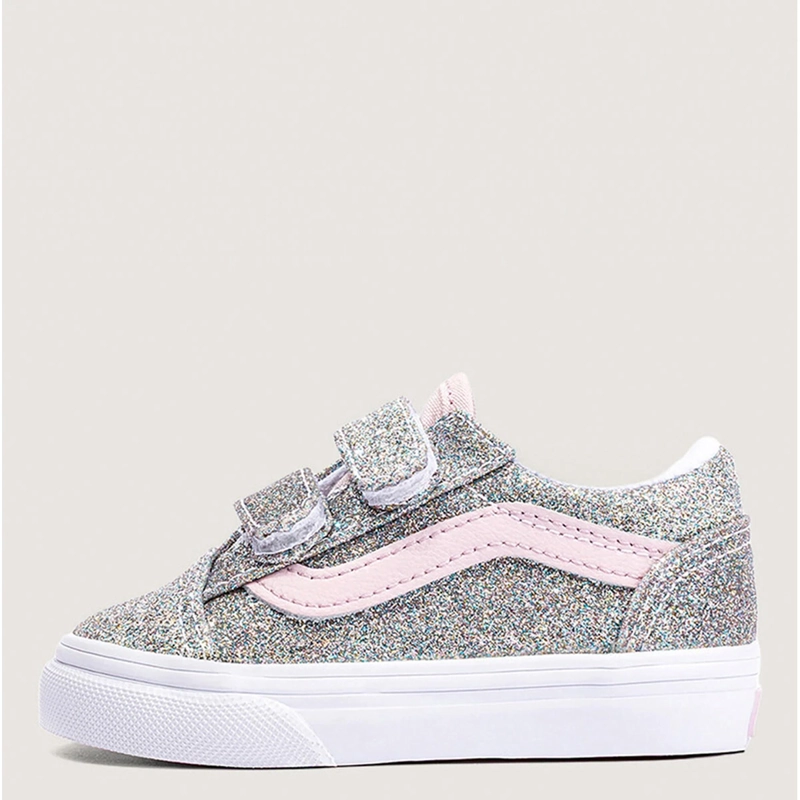 ZAPATILLAS NIÑO VANS URBANAS PLATEADO OLD SKOOL V - 1