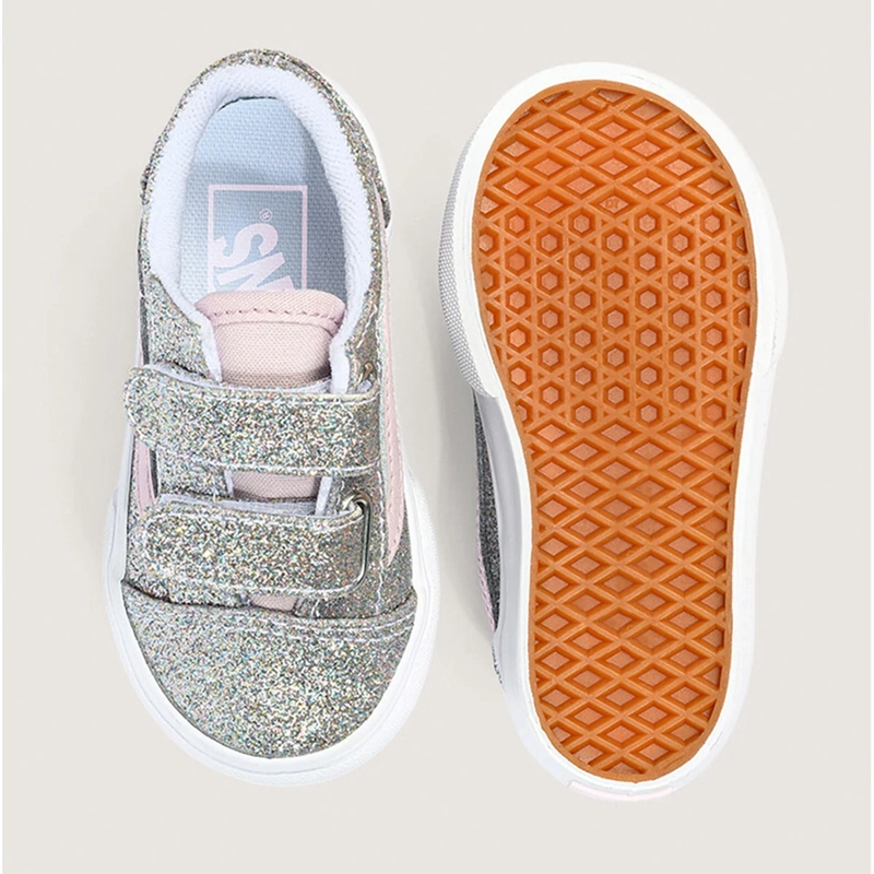 ZAPATILLAS NIÑO VANS URBANAS PLATEADO OLD SKOOL V - 4