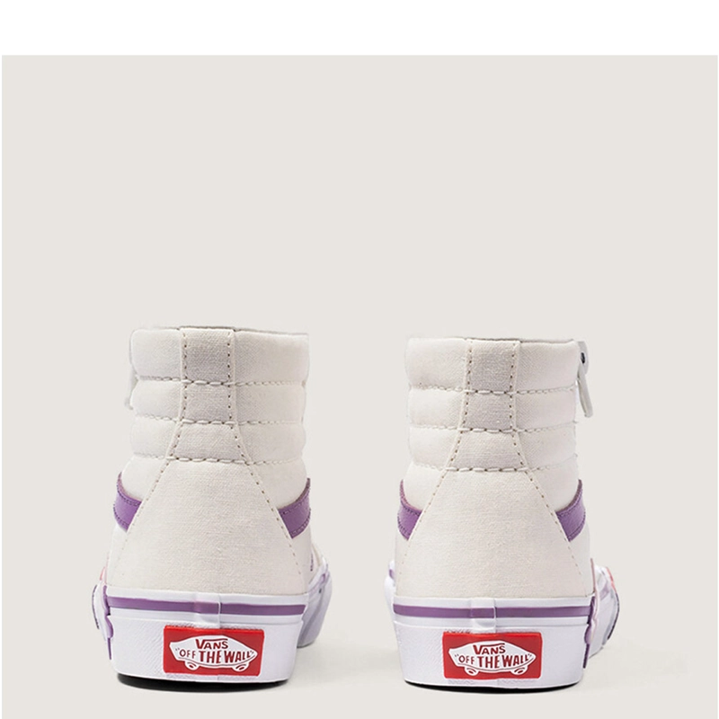 ZAPATILLAS NIÑO VANS URBANAS BLANCO SK8-Hi REISSUE SIDE ZIP FLOWER - 4