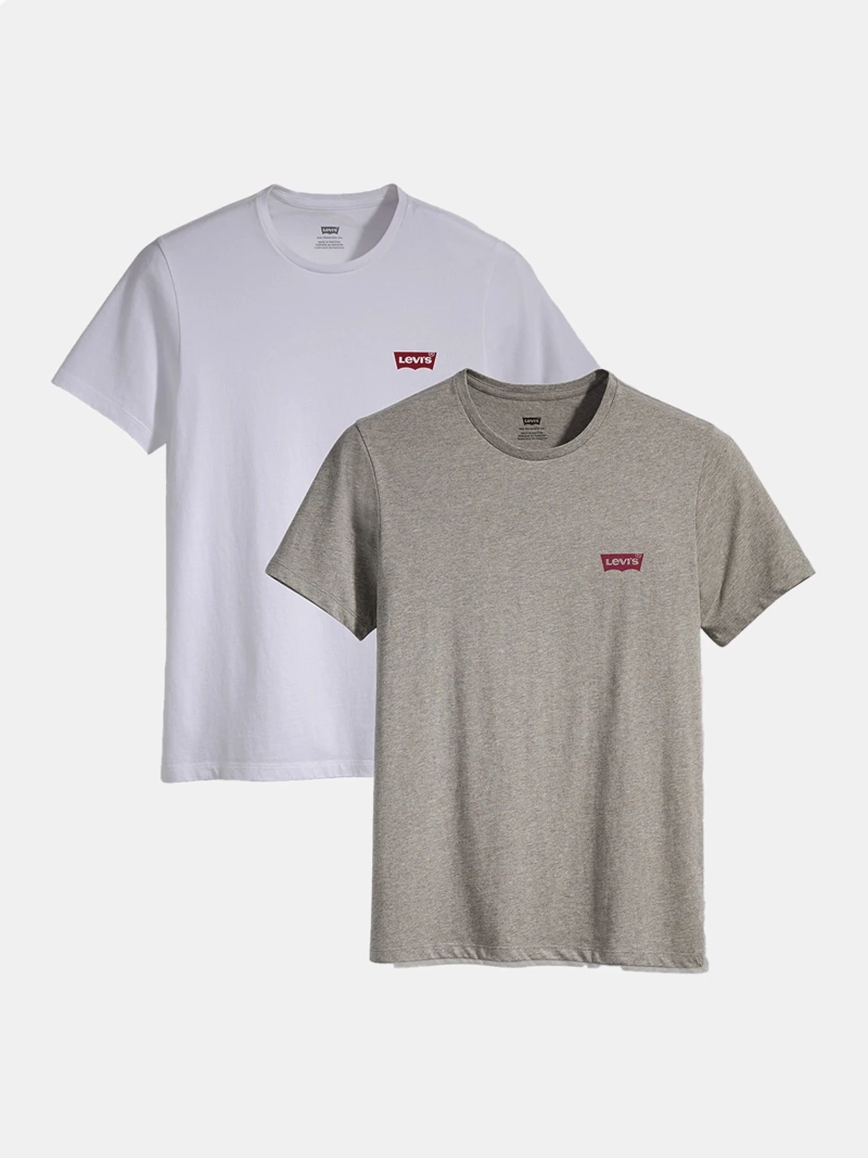 POLERA HOMBRE LEVIS PACK X2 ALGODÓN - 1