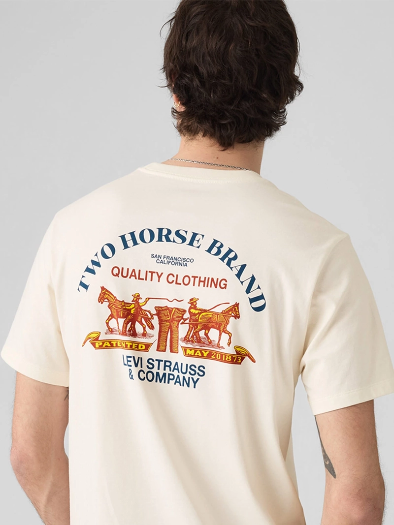 POLERA HOMBRE LEVIS ALGODÓN LOGO - 3