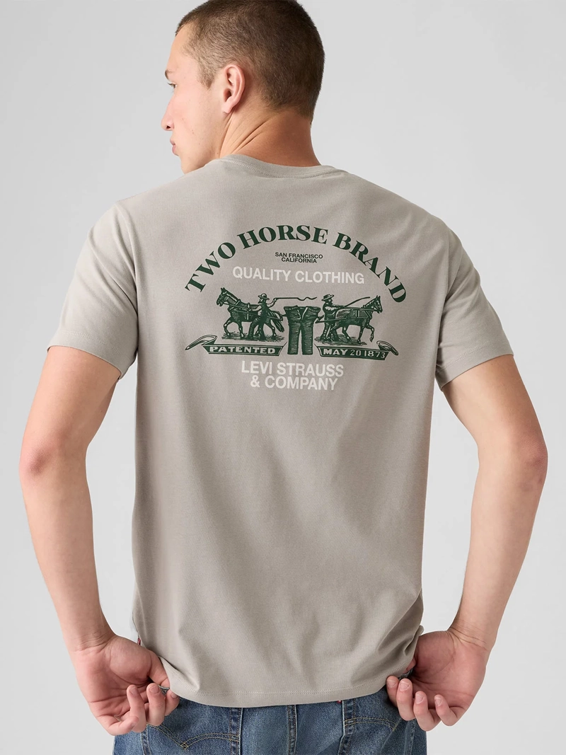 POLERA HOMBRE LEVIS ALGODÓN LOGO - 3