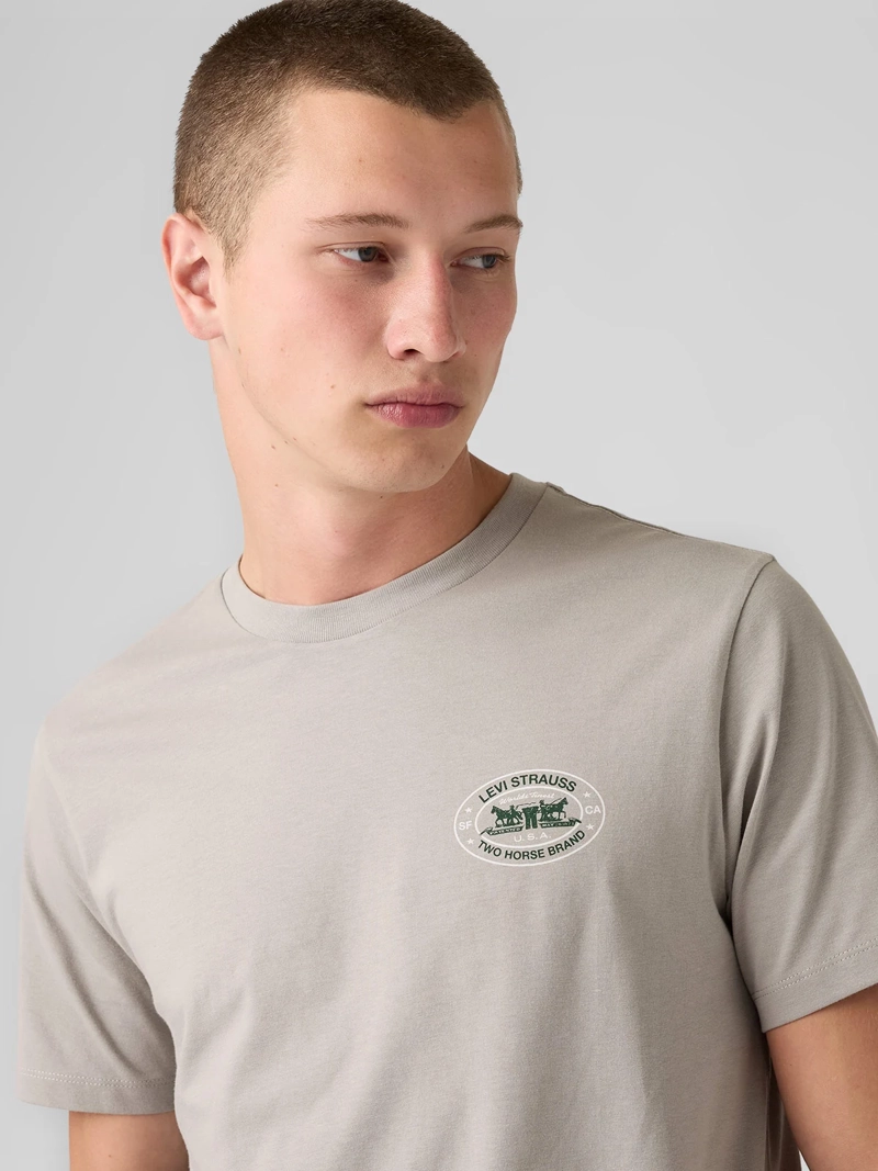 POLERA HOMBRE LEVIS ALGODÓN LOGO - 4