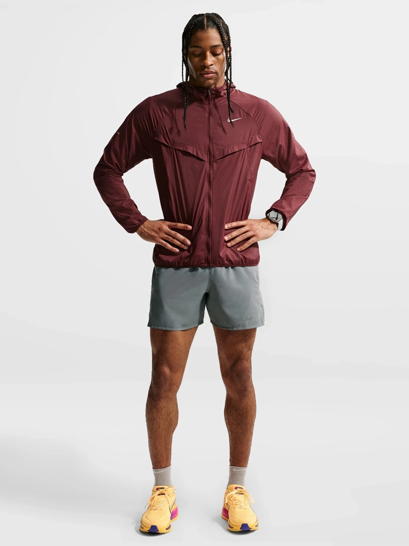 SHORT RUNNING HOMBRE NIKE MILER GRIS - 1