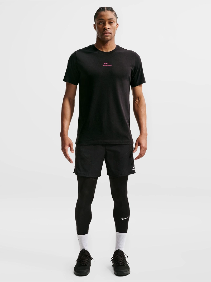 POLERA ENTRENAMIENTO HOMBRE NIKE PRO NEGRO - 4