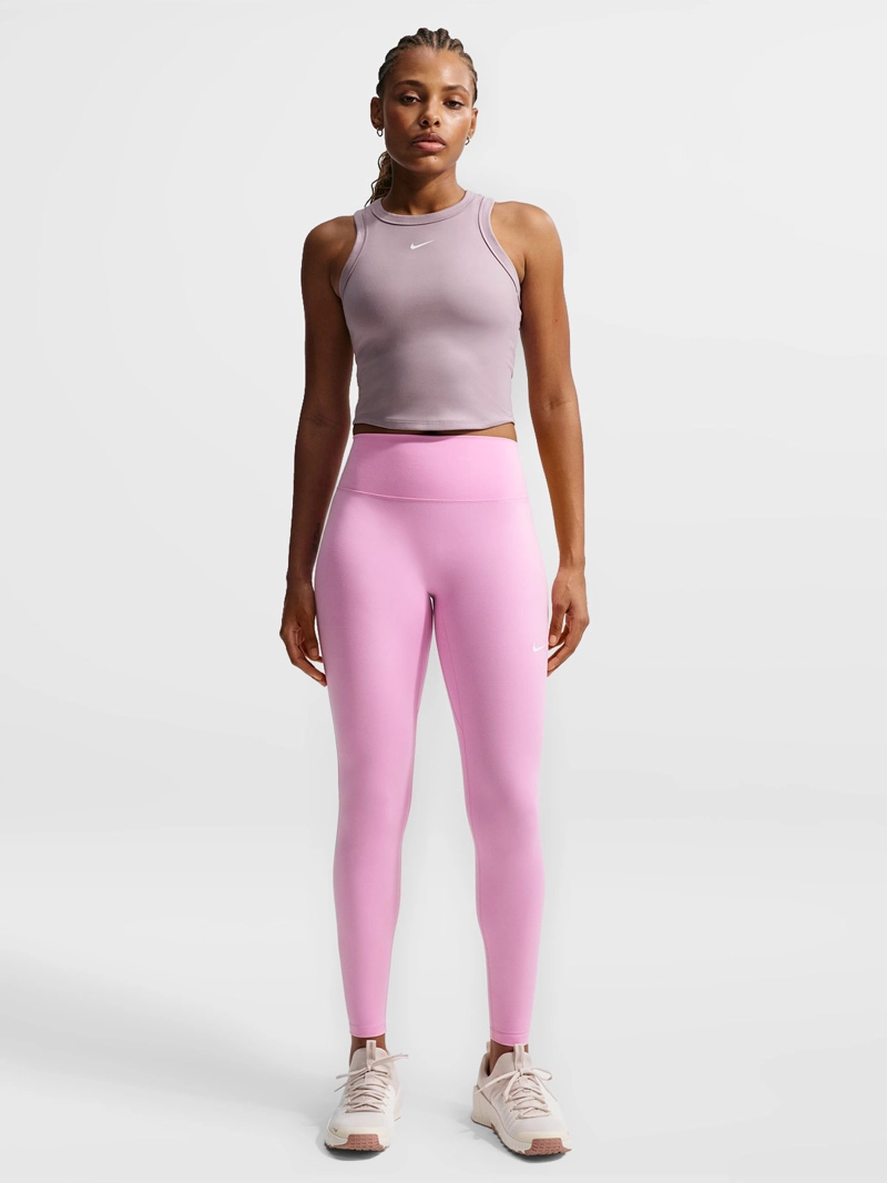 CALZA ENTRENAMIENTO MUJER NIKE ONE SEAMLESS FRONT ROSADO - 1