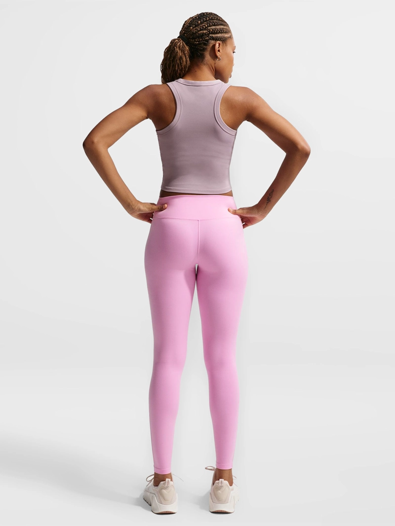 CALZA ENTRENAMIENTO MUJER NIKE ONE SEAMLESS FRONT ROSADO - 2