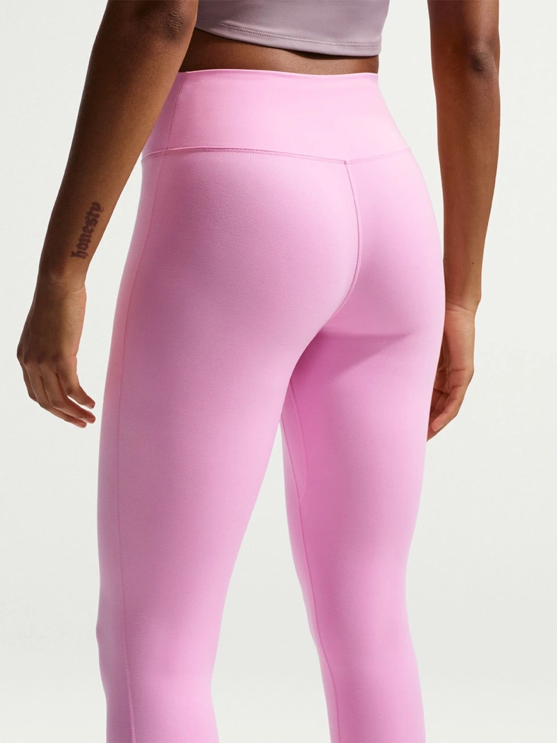 CALZA ENTRENAMIENTO MUJER NIKE ONE SEAMLESS FRONT ROSADO - 5