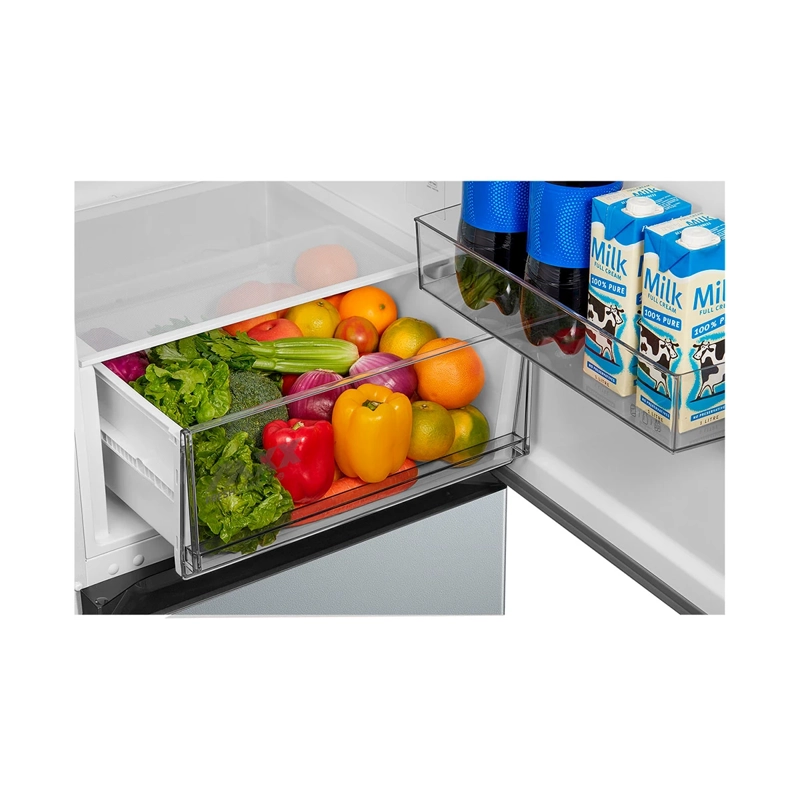 REFRIGERADOR BOTTOM FREEZER MIDEA MDRB457FGE50 330L NO FROST PLATA - 11