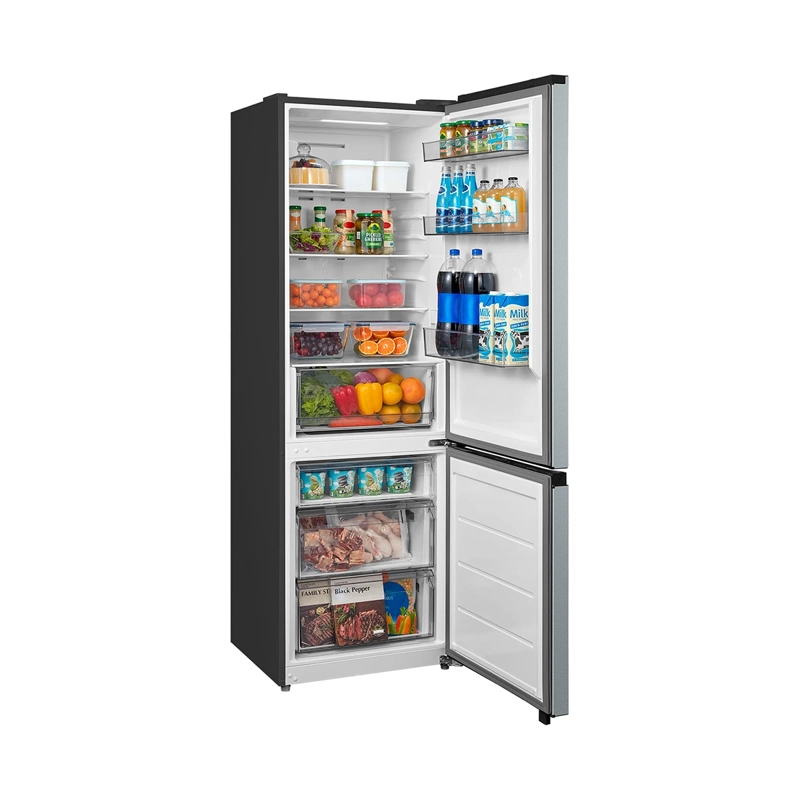 REFRIGERADOR BOTTOM FREEZER MIDEA MDRB457FGE50 330L NO FROST PLATA - 12