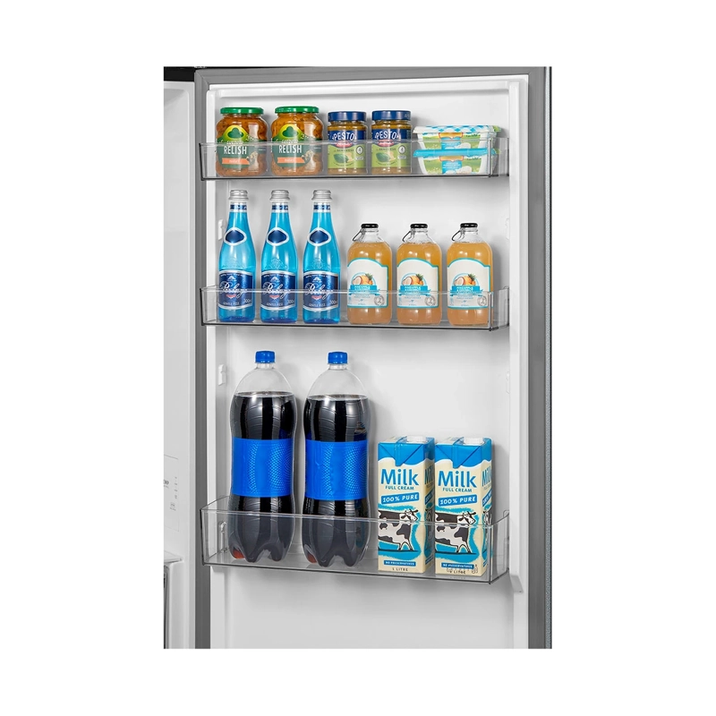REFRIGERADOR BOTTOM FREEZER MIDEA MDRB457FGE50 330L NO FROST PLATA - 9