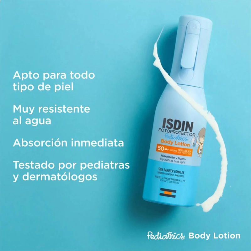 PROTECTOR SOLAR INFANTIL ISDIN PEDIATRICS SPF50 250ML - 3