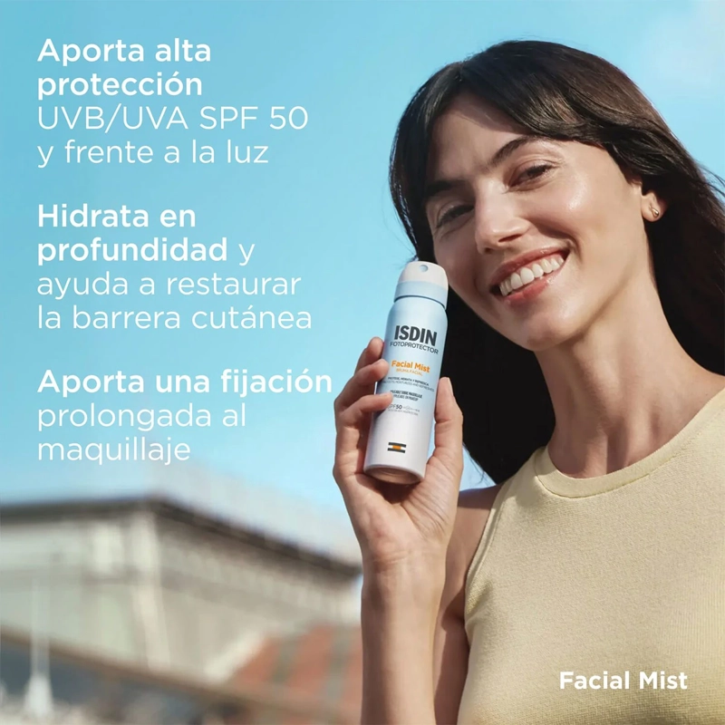 PROTECTOR SOLAR BRUMA ISDIN FACIAL MIST SPF50 50ML - 2