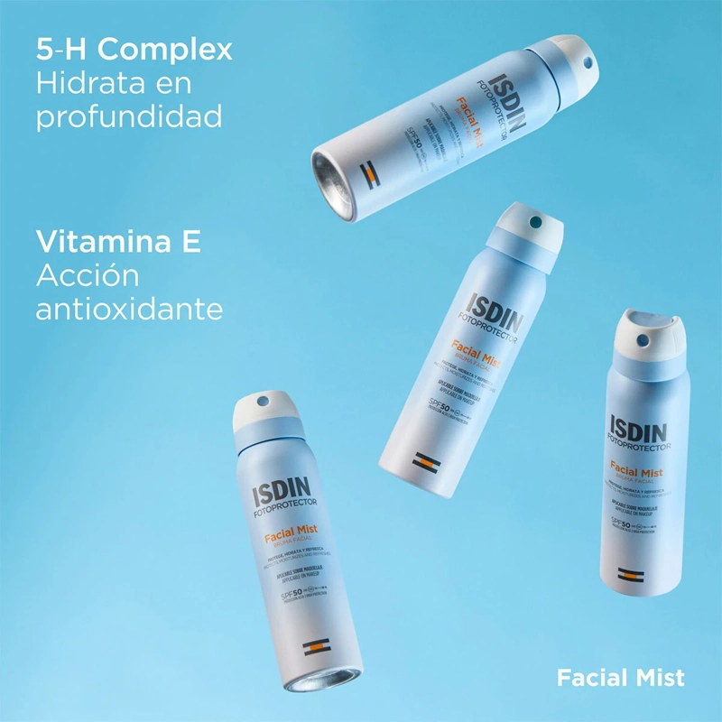 PROTECTOR SOLAR BRUMA ISDIN FACIAL MIST SPF50 50ML - 6