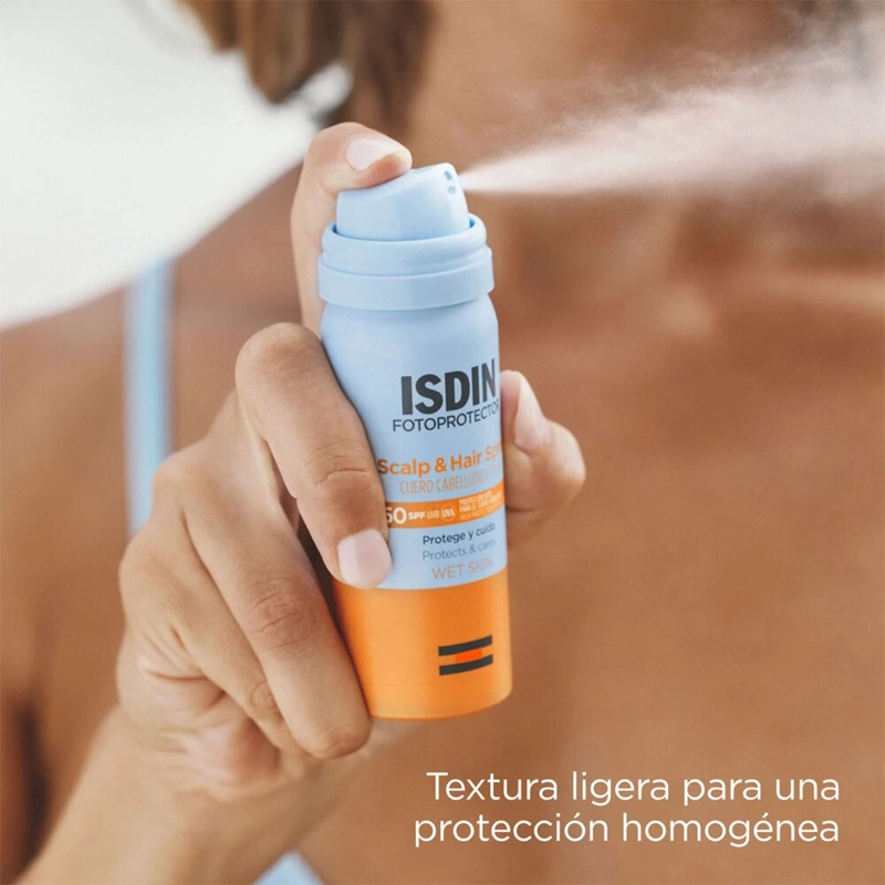 PROTECTOR SOLAR CUERO CABELLUDO ISDIN SCALP&HAIR SPF50 50ML - 5