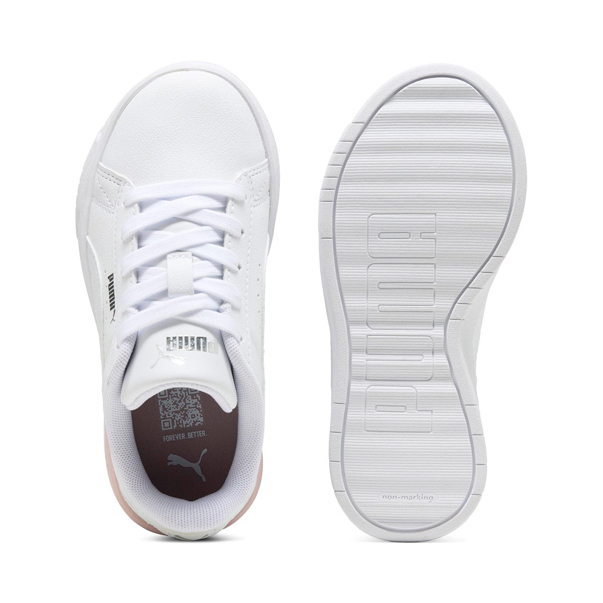 ZAPATILLAS NIÑO PUMA CASUALES BLANCO JADA CLASSIC HOLO 2.0 PS CUERO - 5