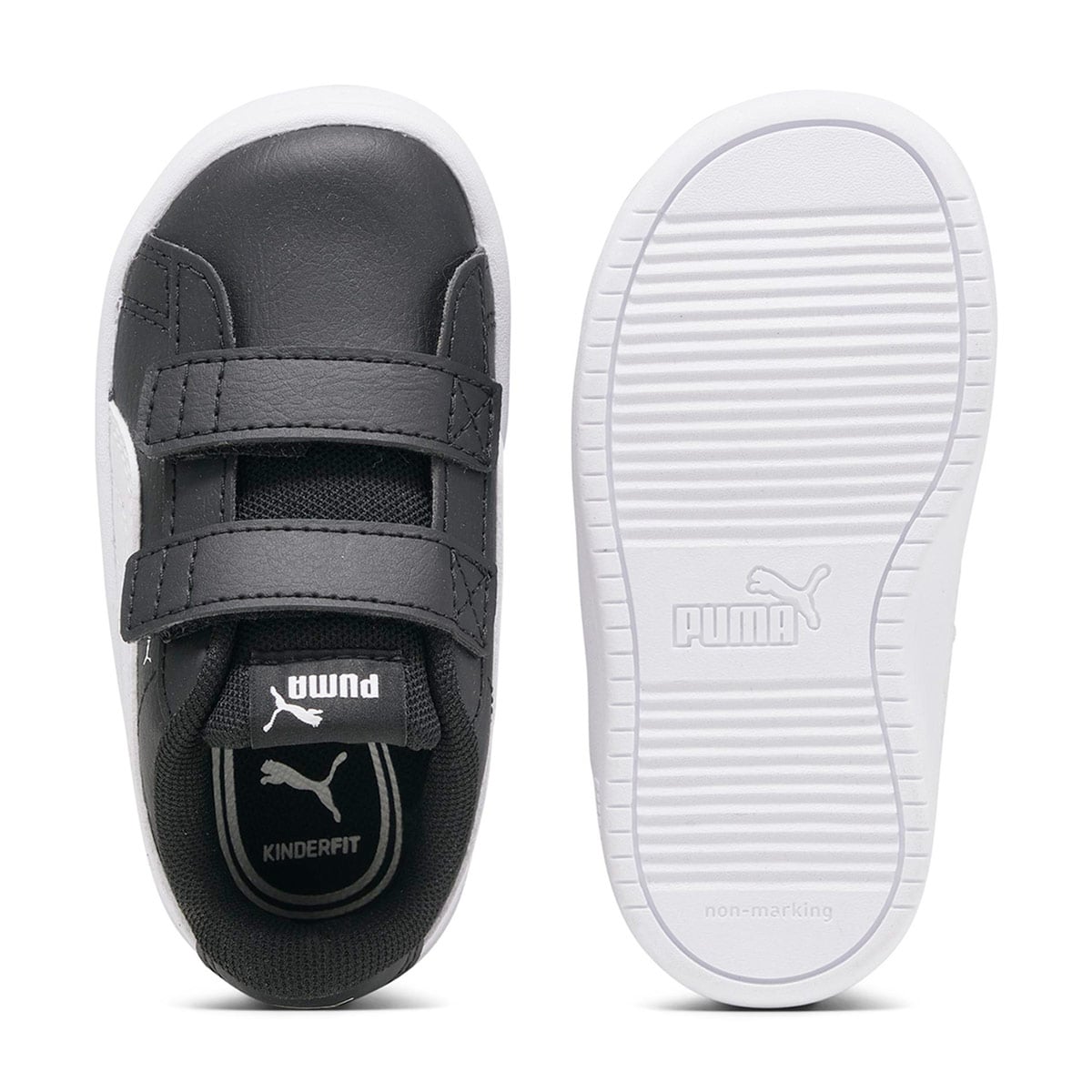 ZAPATILLAS NIÑO PUMA CASUALES NEGRO PUMA RICKIE CLASSIC V INF CUERO - 4