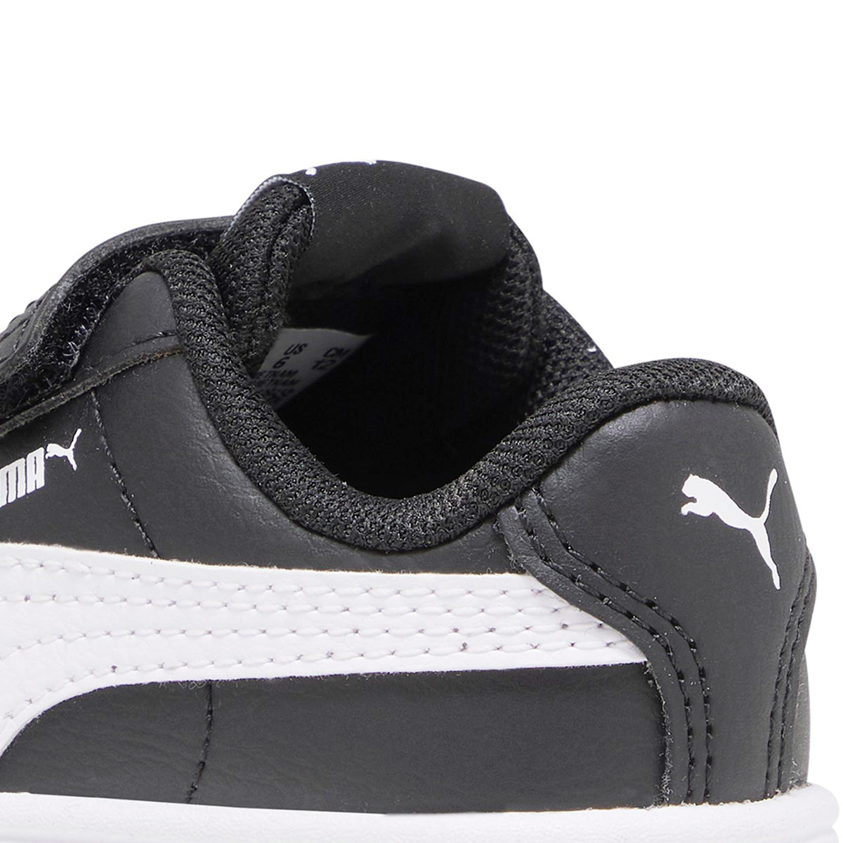 ZAPATILLAS NIÑO PUMA CASUALES NEGRO PUMA RICKIE CLASSIC V INF CUERO - 6