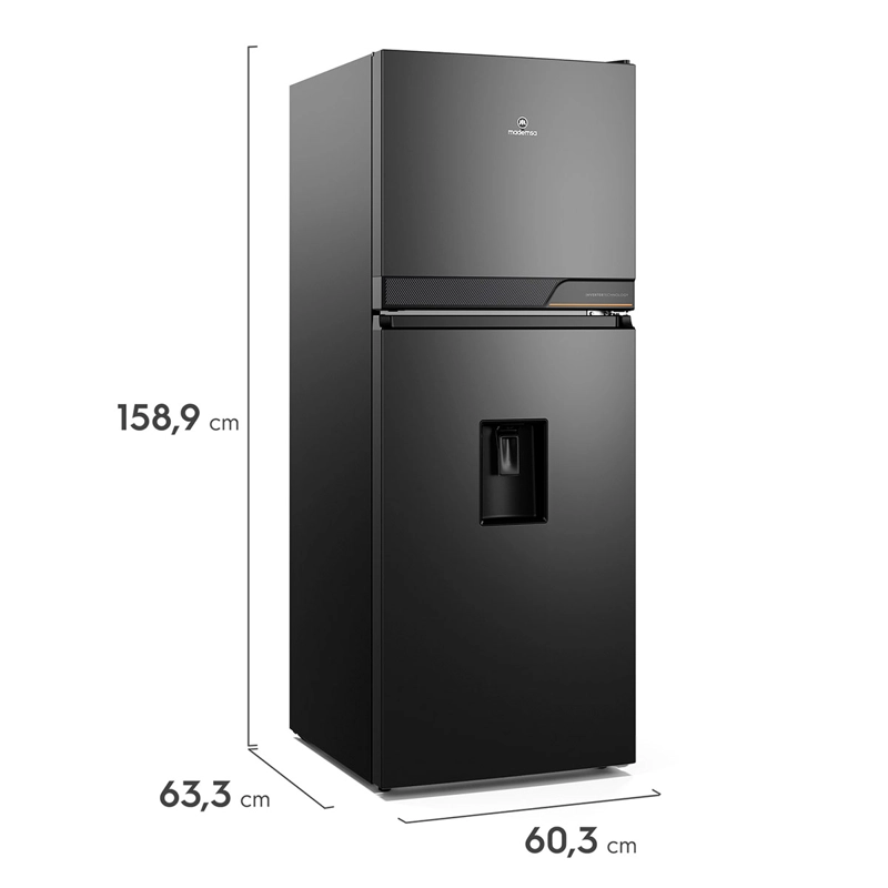 REFRIGERADOR TOP FREEZER MADEMSA ALTUS 1300INW 291L NO FROST GRAFITO - 4
