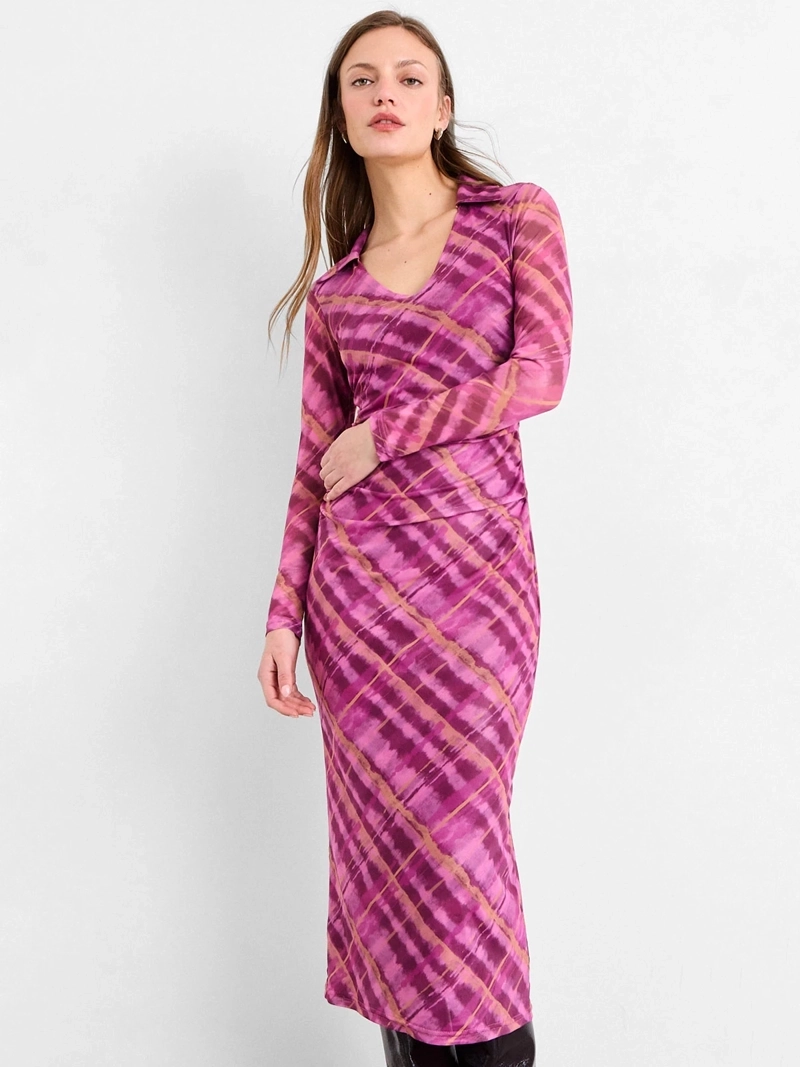 VESTIDO MUJER IO CUELLO CAMISERO - 4