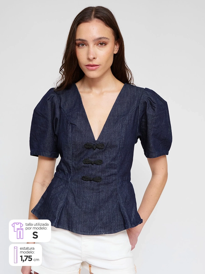 BLUSA MUJER MARQUIS ALGODÓN