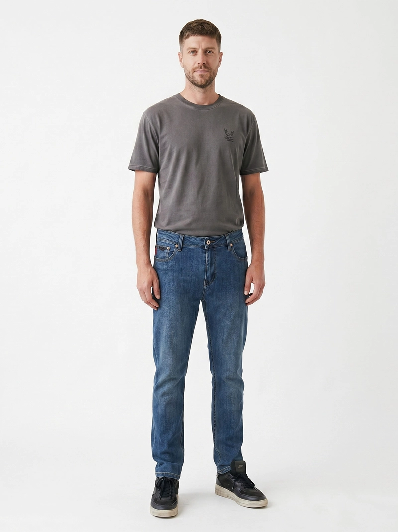 JEANS HOMBRE ELLUS SLIM ALGODÓN - 1