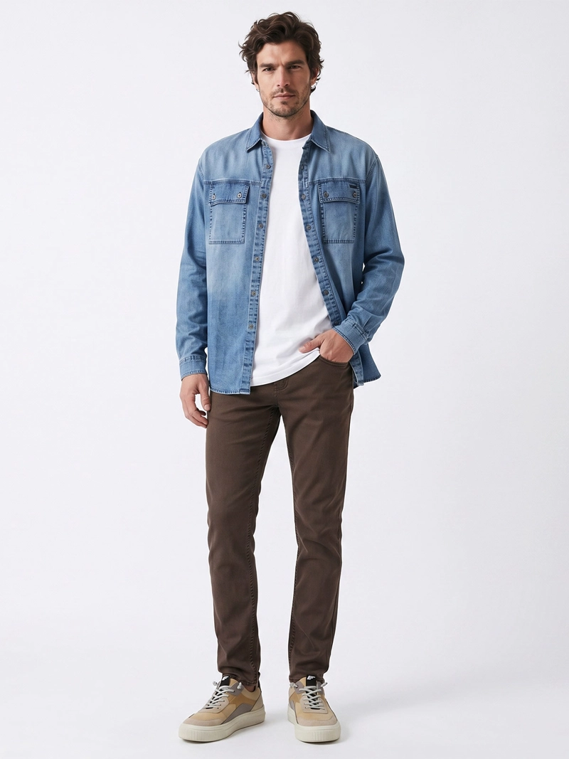 CAMISA HOMBRE ELLUS MANGA LARGA REGULAR FIT - 5