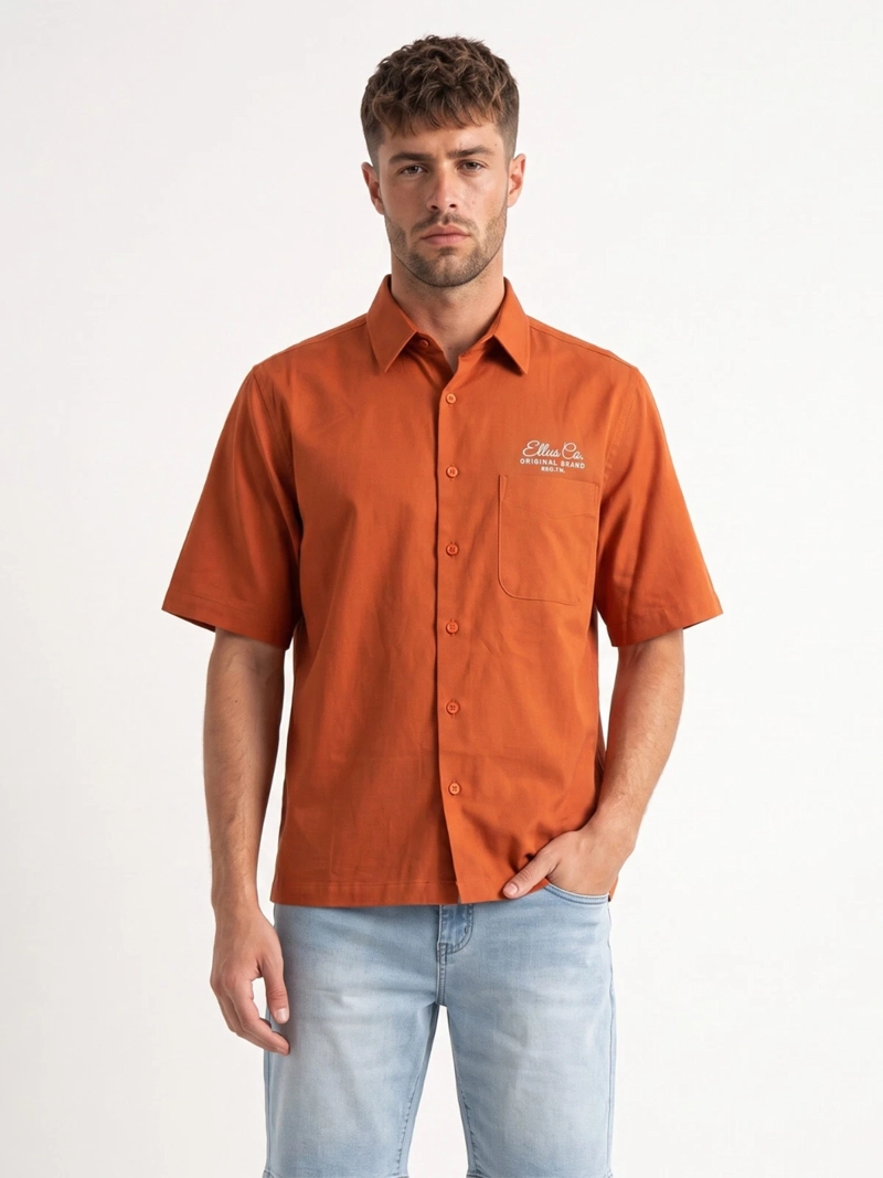 CAMISA HOMBRE ELLUS LYOCELL MANGA CORTA - 1