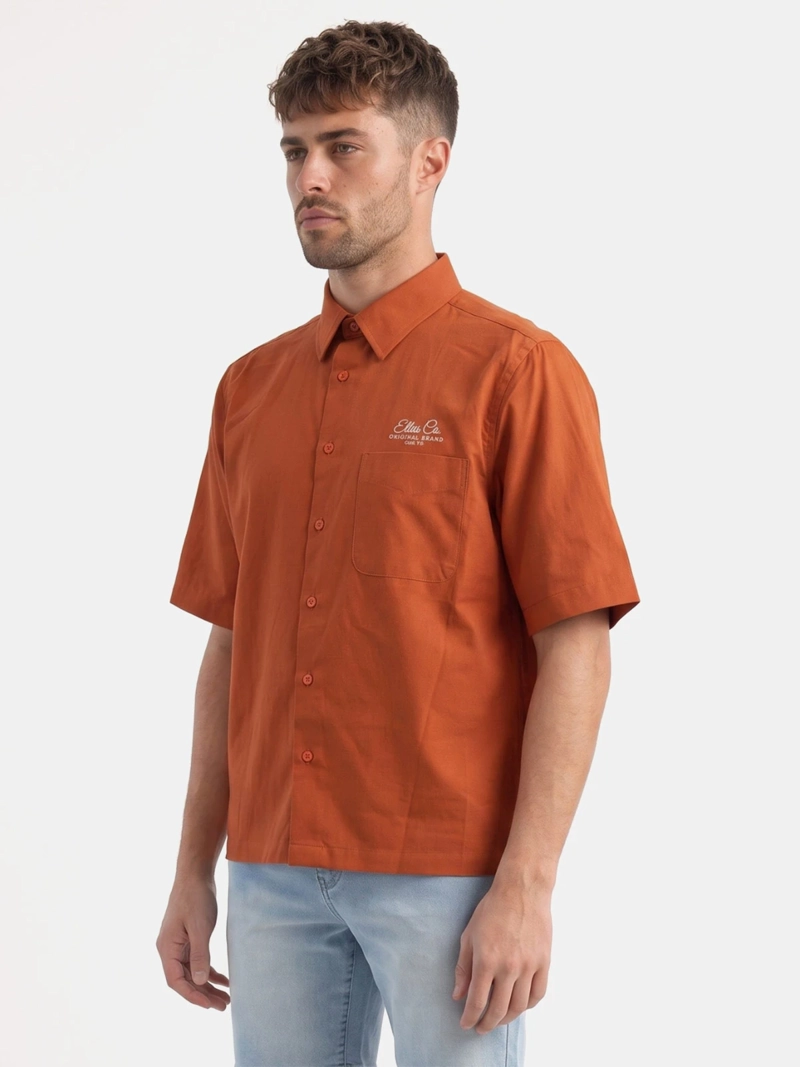 CAMISA HOMBRE ELLUS LYOCELL MANGA CORTA - 4