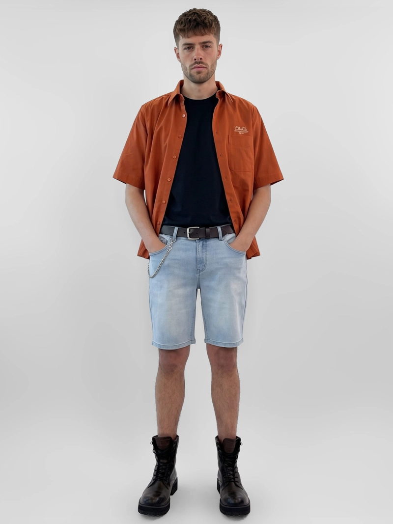 CAMISA HOMBRE ELLUS LYOCELL MANGA CORTA - 6