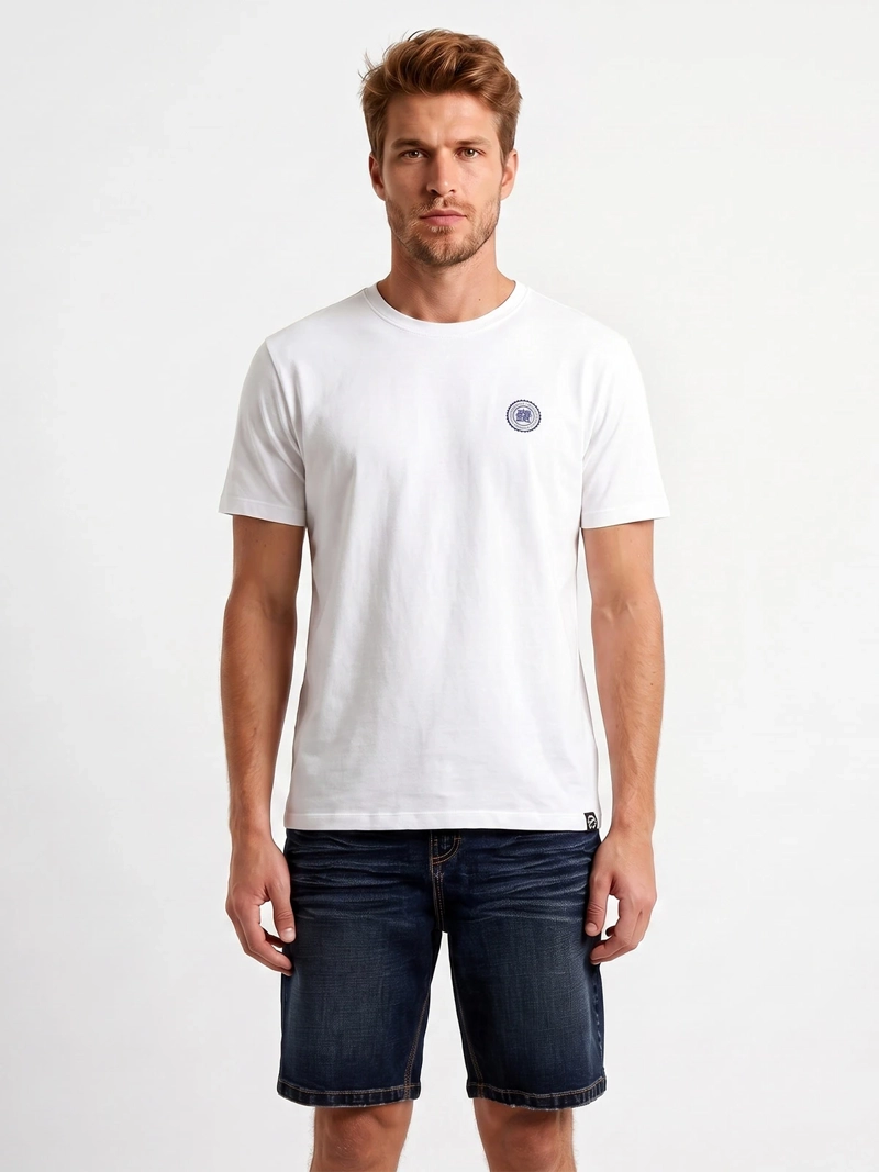 POLERA HOMBRE ELLUS ALGODÓN MANGA CORTA - 1