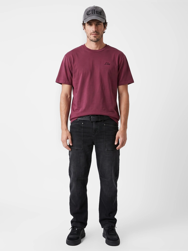 POLERA HOMBRE ELLUS ALGODÓN MANGA CORTA - 5