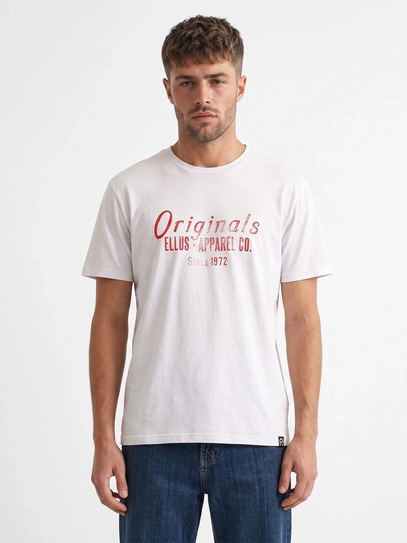 POLERA HOMBRE ELLUS ALGODÓN MANGA CORTA - 1