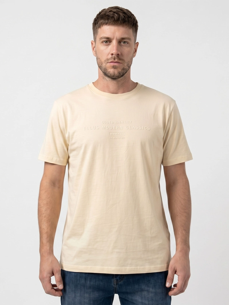 POLERA HOMBRE ELLUS ALGODÓN MANGA CORTA - 1