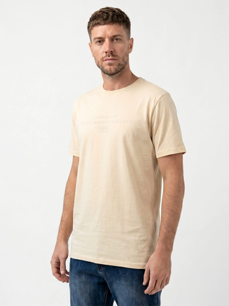POLERA HOMBRE ELLUS ALGODÓN MANGA CORTA - 3