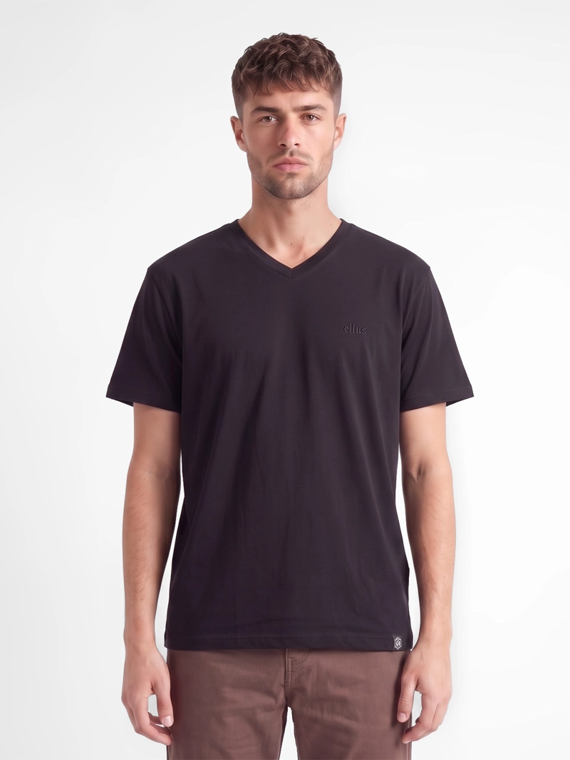 POLERA HOMBRE ELLUS ALGODÓN MANGA CORTA - 1