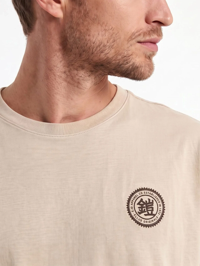 POLERA HOMBRE ELLUS ALGODÓN MANGA CORTA - 4