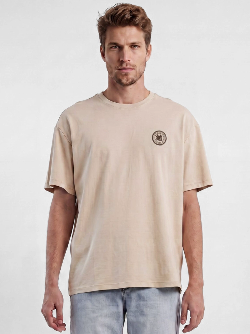 POLERA HOMBRE ELLUS ALGODÓN MANGA CORTA - 1