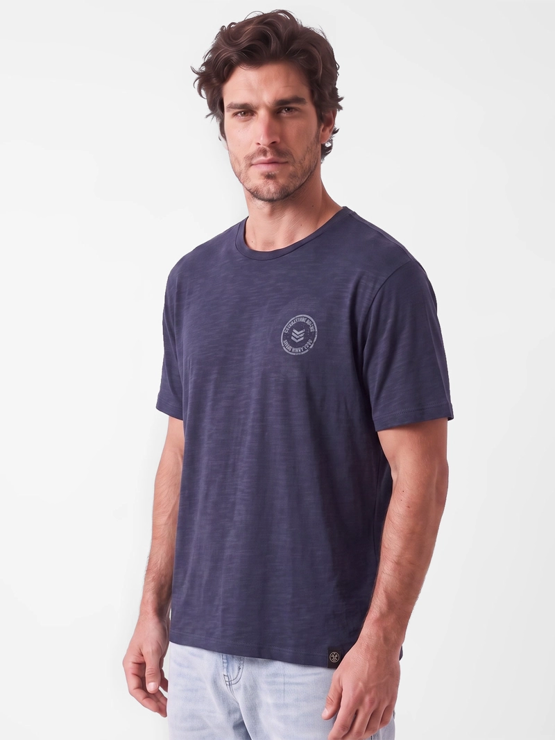 POLERA HOMBRE ELLUS ALGODÓN MANGA CORTA - 3