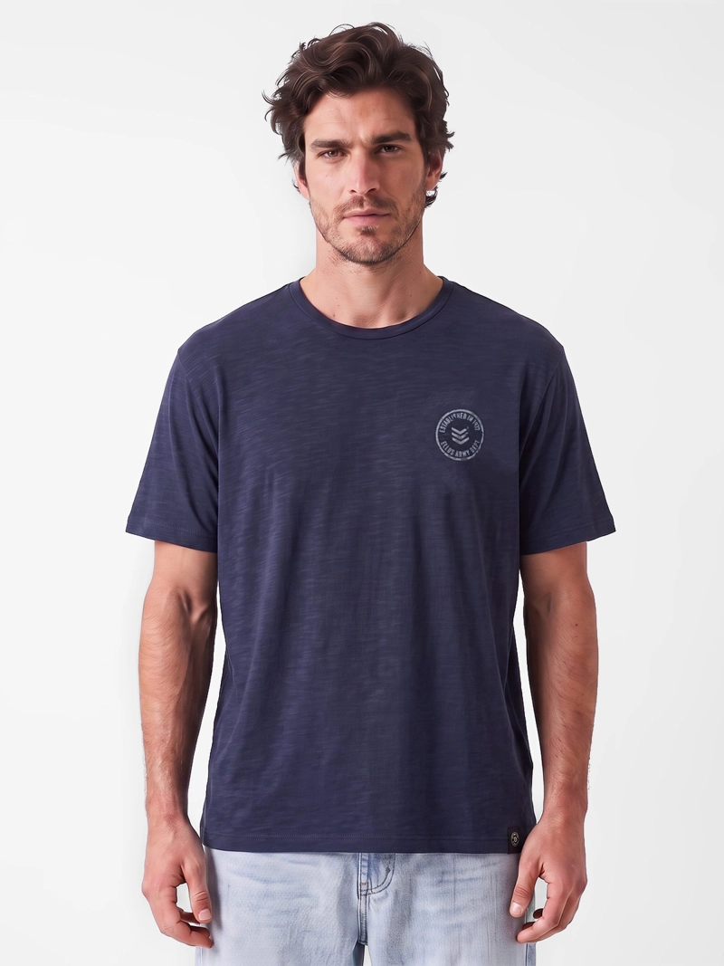 POLERA HOMBRE ELLUS ALGODÓN MANGA CORTA