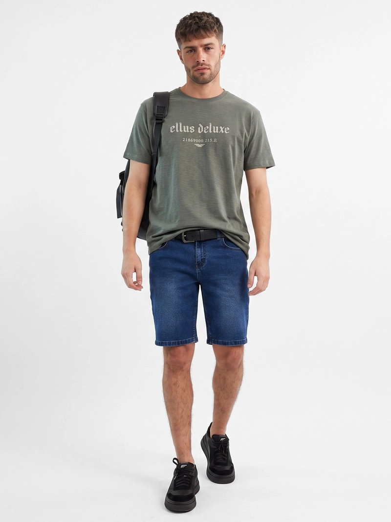 POLERA HOMBRE ELLUS ALGODÓN MANGA CORTA - 5
