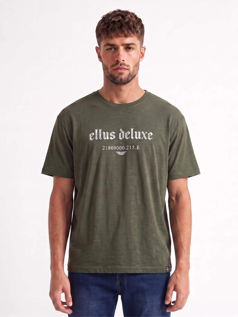 POLERA HOMBRE ELLUS ALGODÓN MANGA CORTA